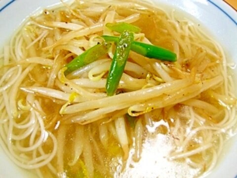 簡単！もやしそうめん！